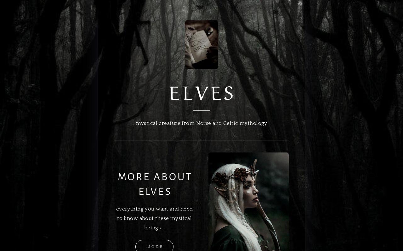 Carrd profile picture for @elves